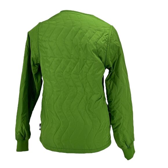 Stussy Women's Quilted Jacket Vest Convertible Nylon Ranch Green Streetwear M - Picture 3 of 14